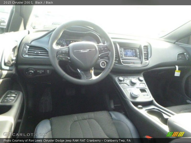 Black / Black 2015 Chrysler 200 S