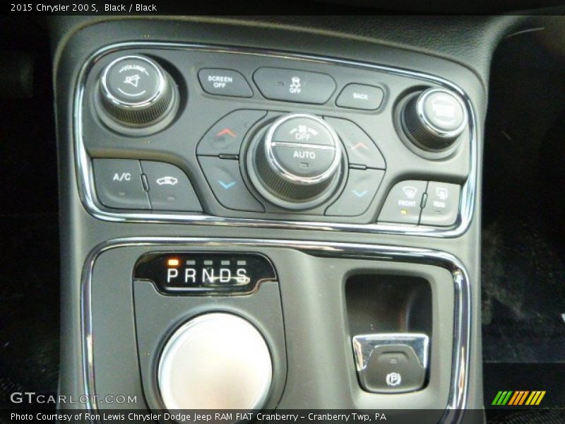 Black / Black 2015 Chrysler 200 S