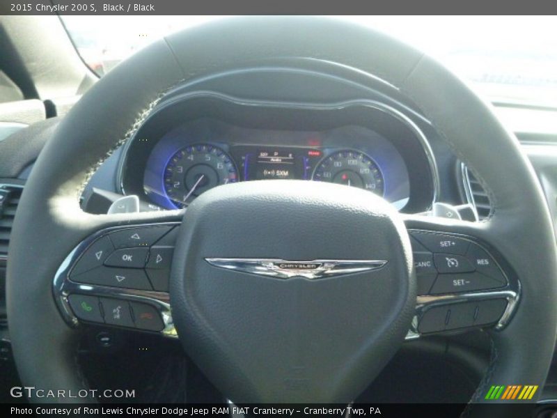 Black / Black 2015 Chrysler 200 S