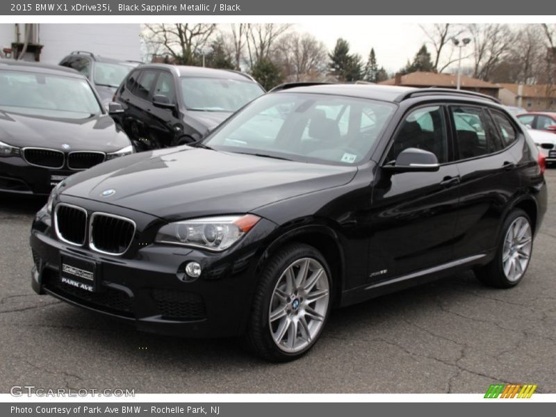 Black Sapphire Metallic / Black 2015 BMW X1 xDrive35i