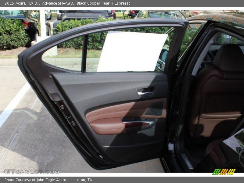 Black Copper Pearl / Espresso 2015 Acura TLX 3.5 Advance SH-AWD
