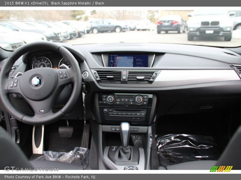 Black Sapphire Metallic / Black 2015 BMW X1 xDrive35i