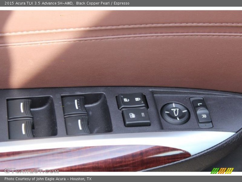 Black Copper Pearl / Espresso 2015 Acura TLX 3.5 Advance SH-AWD