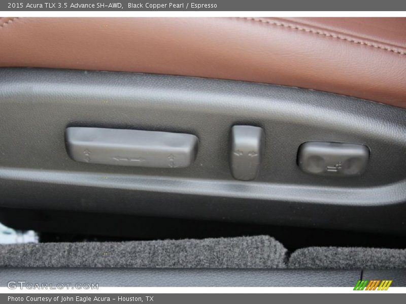 Black Copper Pearl / Espresso 2015 Acura TLX 3.5 Advance SH-AWD