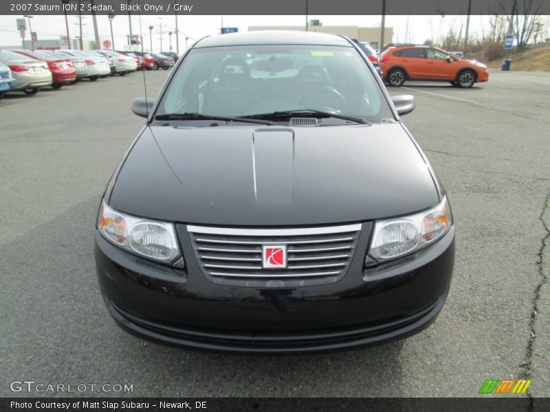 Black Onyx / Gray 2007 Saturn ION 2 Sedan