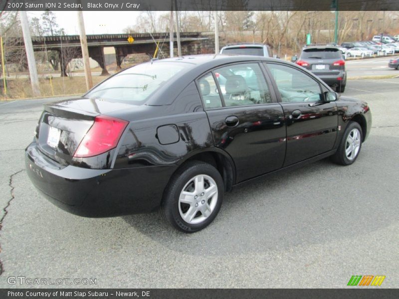 Black Onyx / Gray 2007 Saturn ION 2 Sedan
