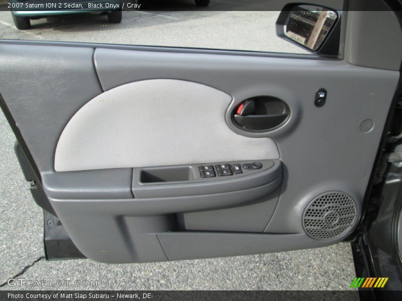 Black Onyx / Gray 2007 Saturn ION 2 Sedan