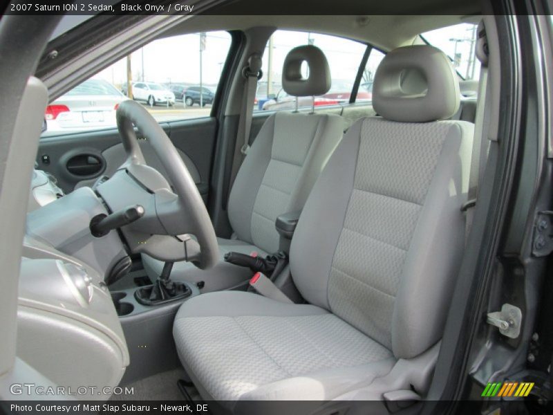 Black Onyx / Gray 2007 Saturn ION 2 Sedan