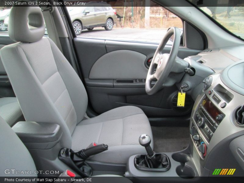 Black Onyx / Gray 2007 Saturn ION 2 Sedan