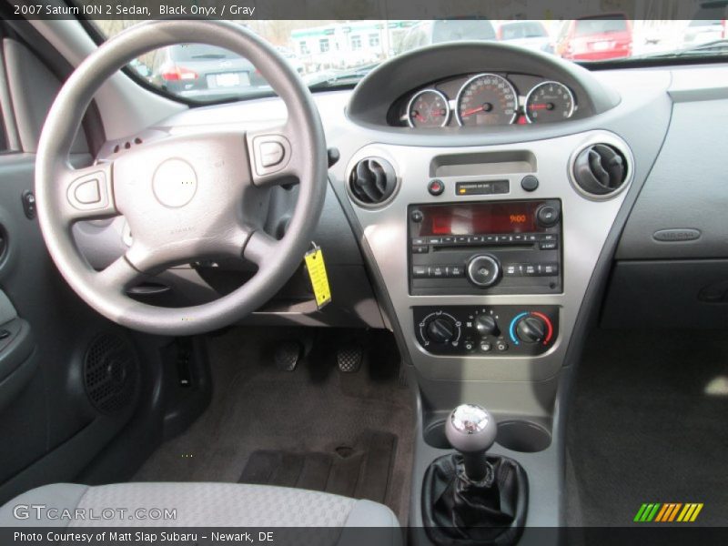 Black Onyx / Gray 2007 Saturn ION 2 Sedan