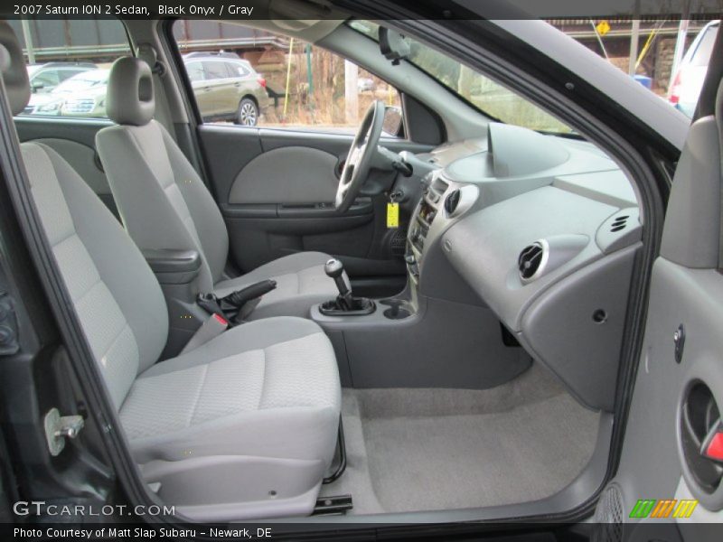 Black Onyx / Gray 2007 Saturn ION 2 Sedan
