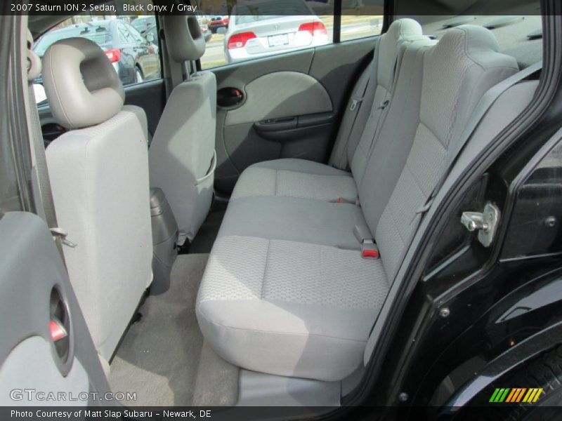 Black Onyx / Gray 2007 Saturn ION 2 Sedan