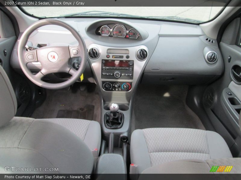 Black Onyx / Gray 2007 Saturn ION 2 Sedan