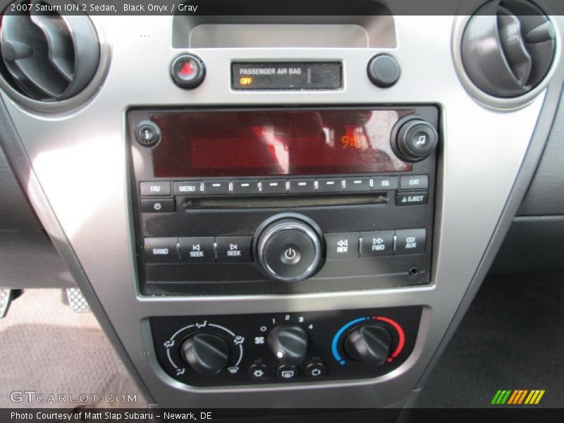 Black Onyx / Gray 2007 Saturn ION 2 Sedan