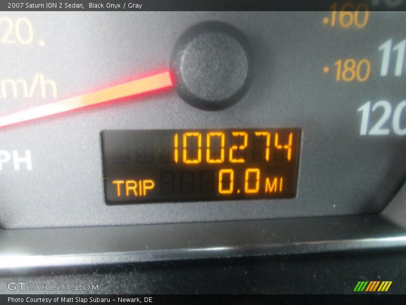 Black Onyx / Gray 2007 Saturn ION 2 Sedan