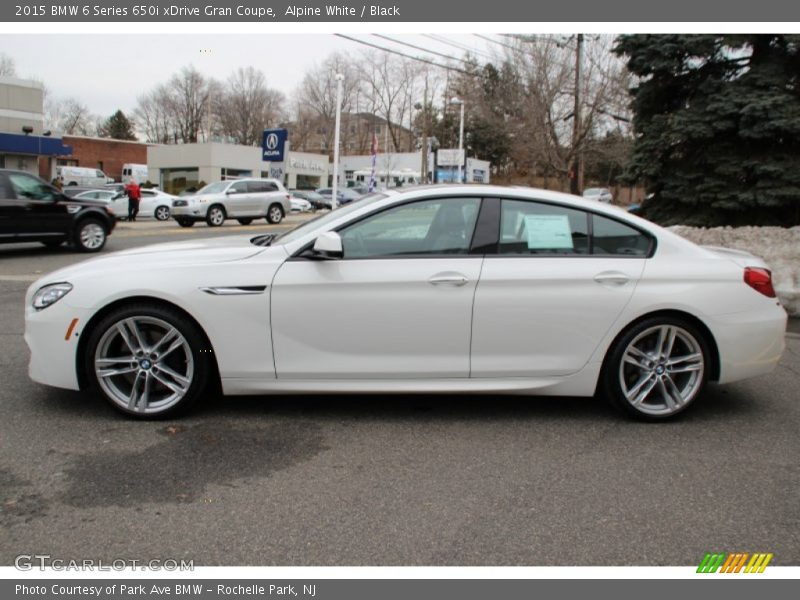 Alpine White / Black 2015 BMW 6 Series 650i xDrive Gran Coupe