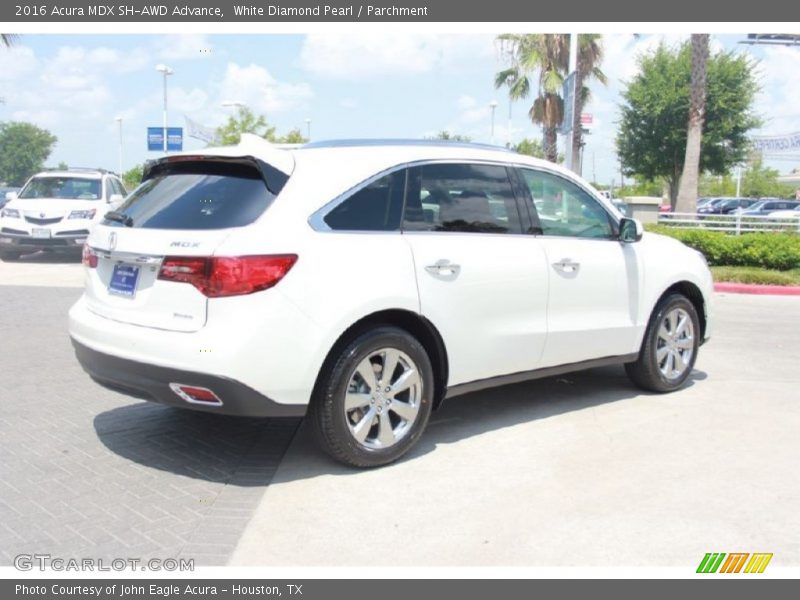 White Diamond Pearl / Parchment 2016 Acura MDX SH-AWD Advance