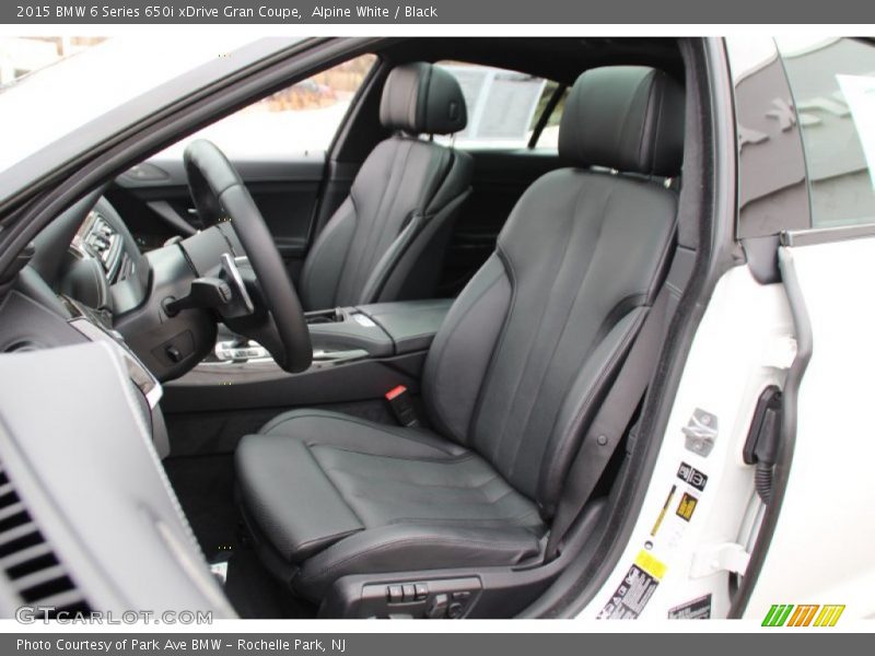 Front Seat of 2015 6 Series 650i xDrive Gran Coupe