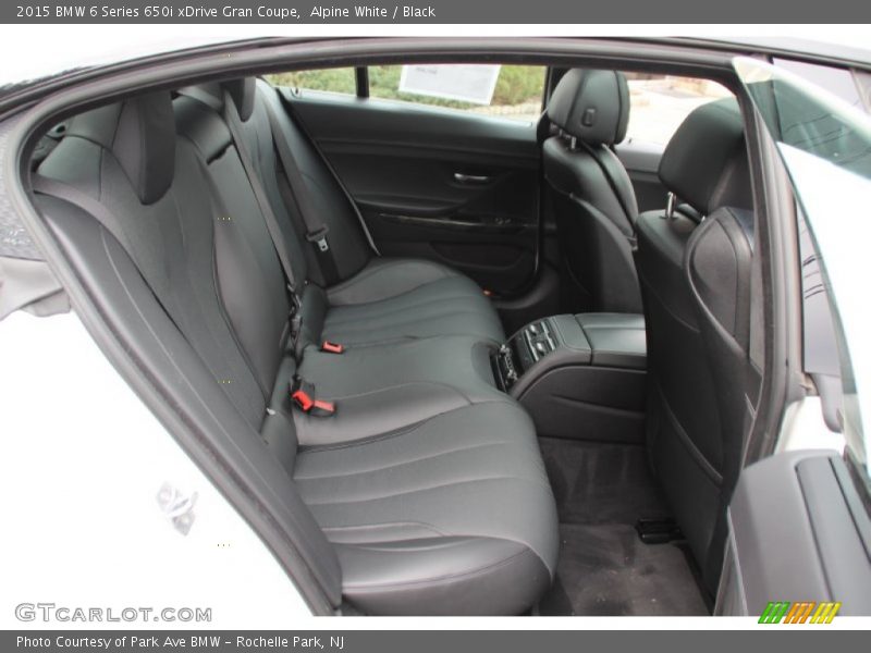 Rear Seat of 2015 6 Series 650i xDrive Gran Coupe