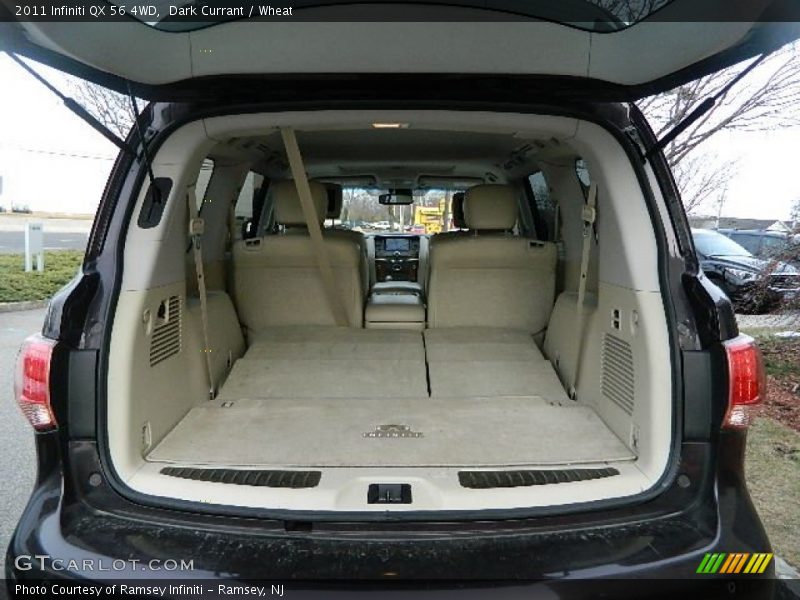 Dark Currant / Wheat 2011 Infiniti QX 56 4WD