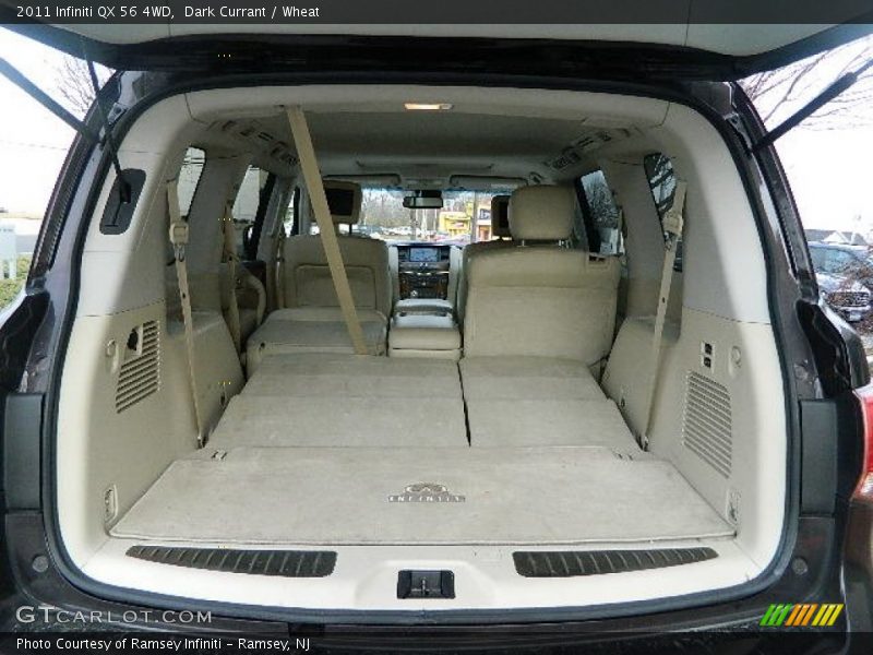 Dark Currant / Wheat 2011 Infiniti QX 56 4WD
