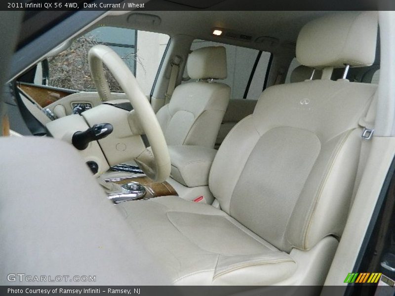 Dark Currant / Wheat 2011 Infiniti QX 56 4WD
