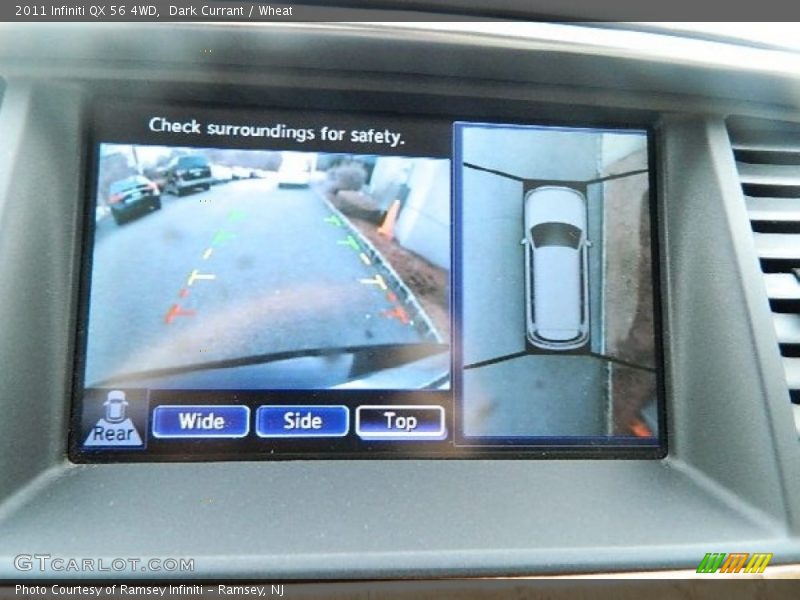 Dark Currant / Wheat 2011 Infiniti QX 56 4WD