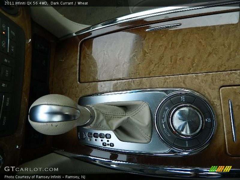 Dark Currant / Wheat 2011 Infiniti QX 56 4WD