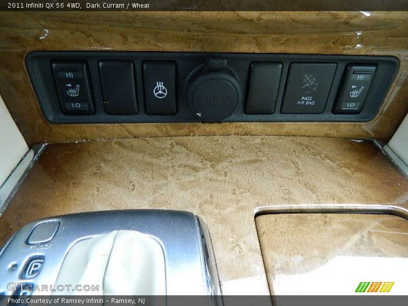 Dark Currant / Wheat 2011 Infiniti QX 56 4WD