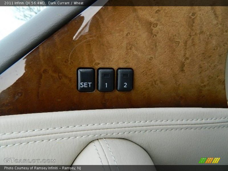 Dark Currant / Wheat 2011 Infiniti QX 56 4WD