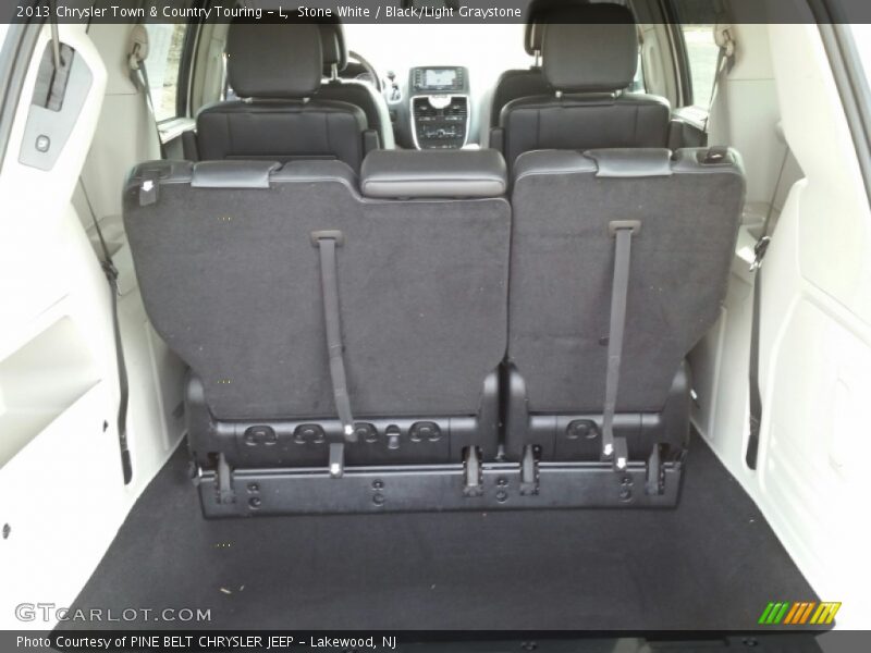 Stone White / Black/Light Graystone 2013 Chrysler Town & Country Touring - L