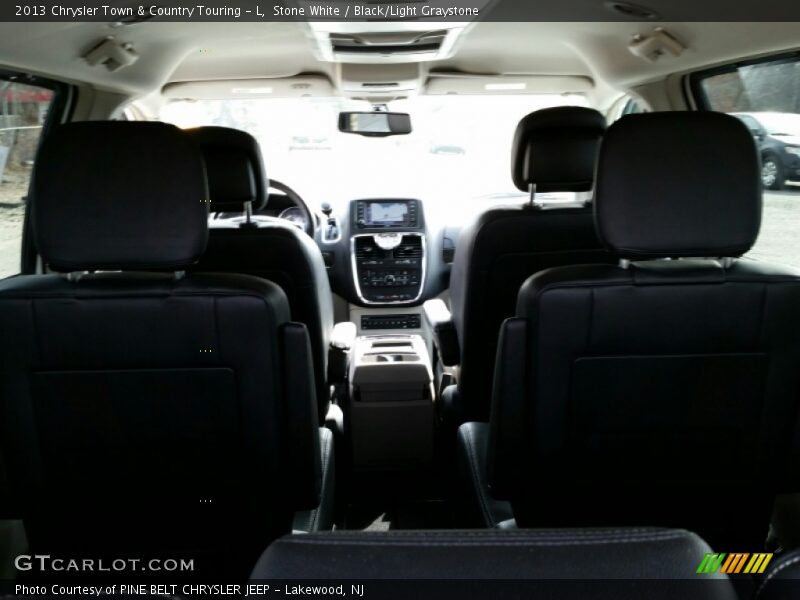 Stone White / Black/Light Graystone 2013 Chrysler Town & Country Touring - L