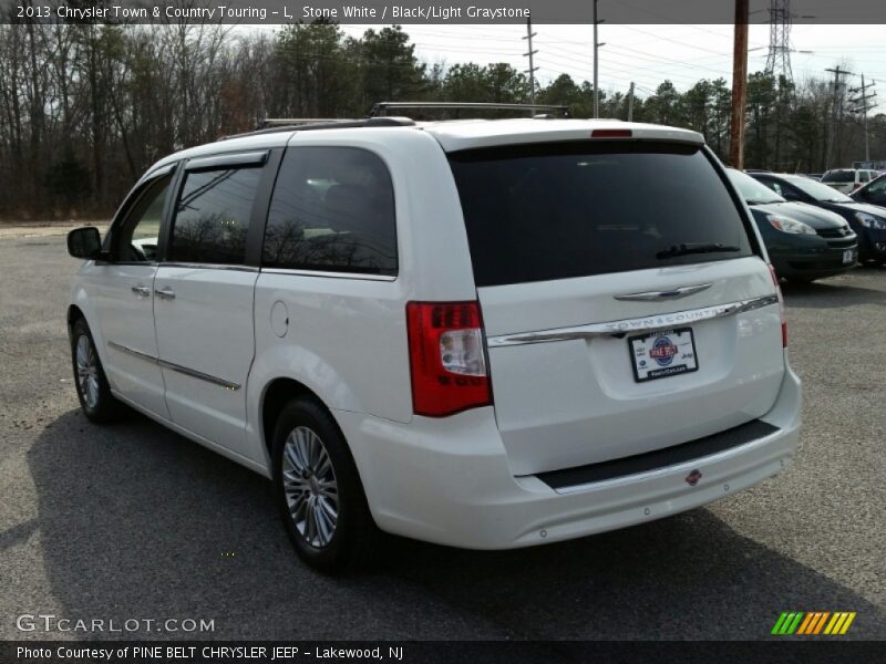 Stone White / Black/Light Graystone 2013 Chrysler Town & Country Touring - L