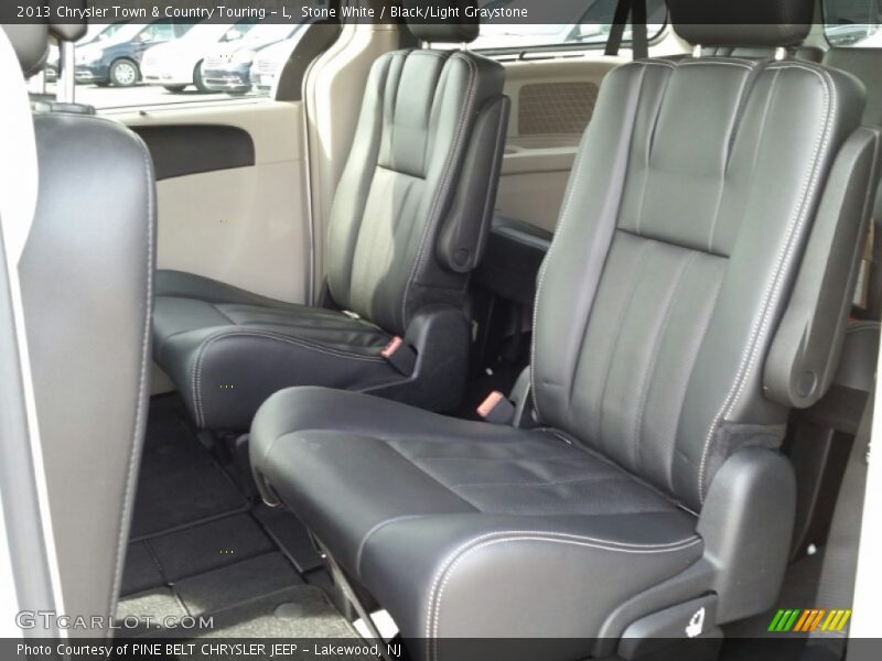 Stone White / Black/Light Graystone 2013 Chrysler Town & Country Touring - L