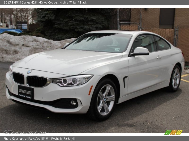 Alpine White / Black 2015 BMW 4 Series 428i xDrive Coupe