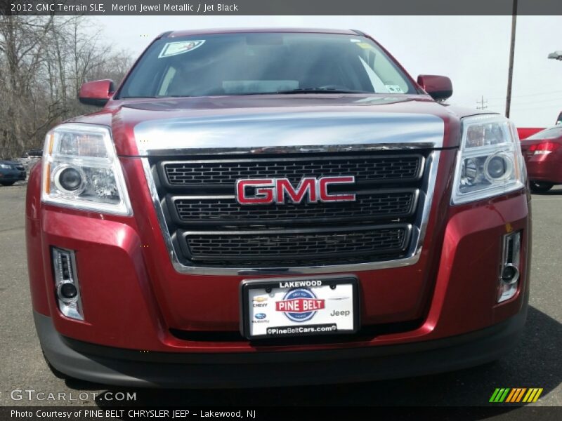 Merlot Jewel Metallic / Jet Black 2012 GMC Terrain SLE