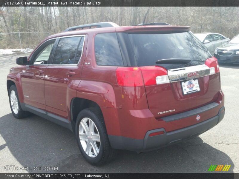Merlot Jewel Metallic / Jet Black 2012 GMC Terrain SLE