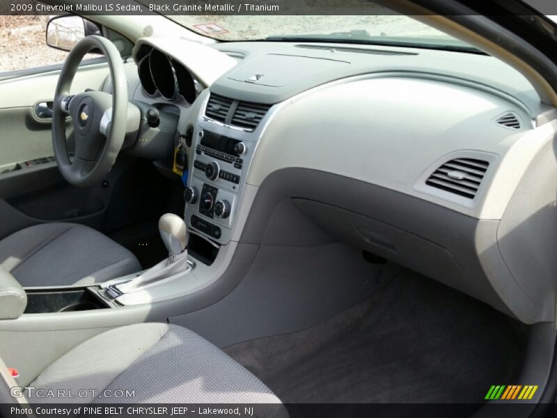 Black Granite Metallic / Titanium 2009 Chevrolet Malibu LS Sedan