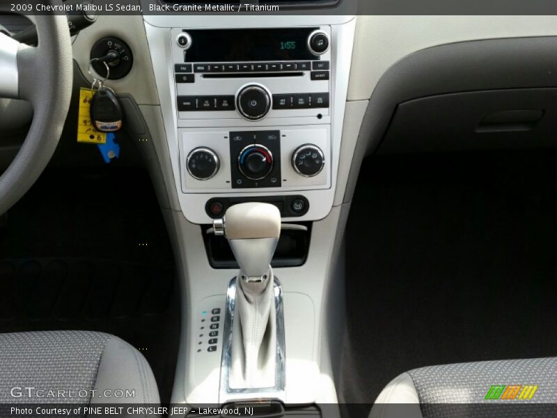 Black Granite Metallic / Titanium 2009 Chevrolet Malibu LS Sedan