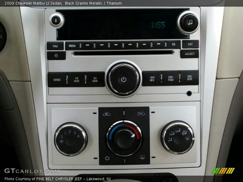 Black Granite Metallic / Titanium 2009 Chevrolet Malibu LS Sedan