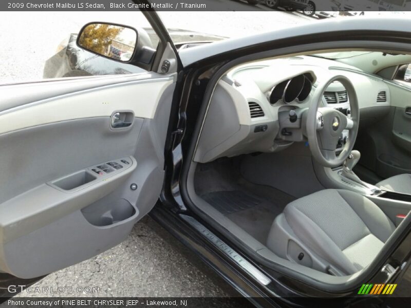 Black Granite Metallic / Titanium 2009 Chevrolet Malibu LS Sedan