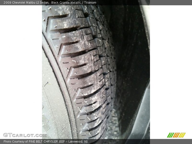 Black Granite Metallic / Titanium 2009 Chevrolet Malibu LS Sedan