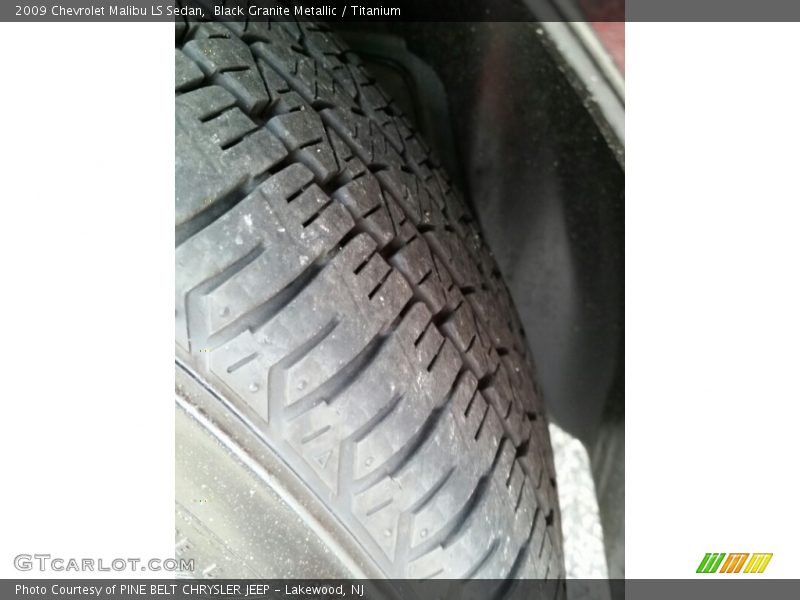 Black Granite Metallic / Titanium 2009 Chevrolet Malibu LS Sedan