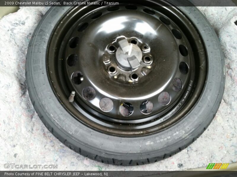 Black Granite Metallic / Titanium 2009 Chevrolet Malibu LS Sedan