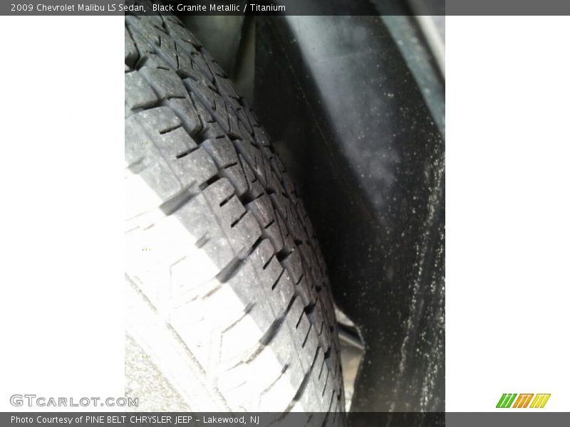 Black Granite Metallic / Titanium 2009 Chevrolet Malibu LS Sedan