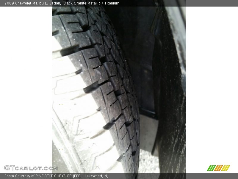 Black Granite Metallic / Titanium 2009 Chevrolet Malibu LS Sedan
