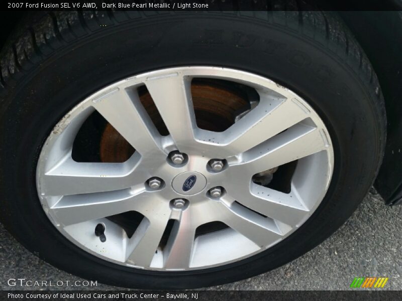 Dark Blue Pearl Metallic / Light Stone 2007 Ford Fusion SEL V6 AWD