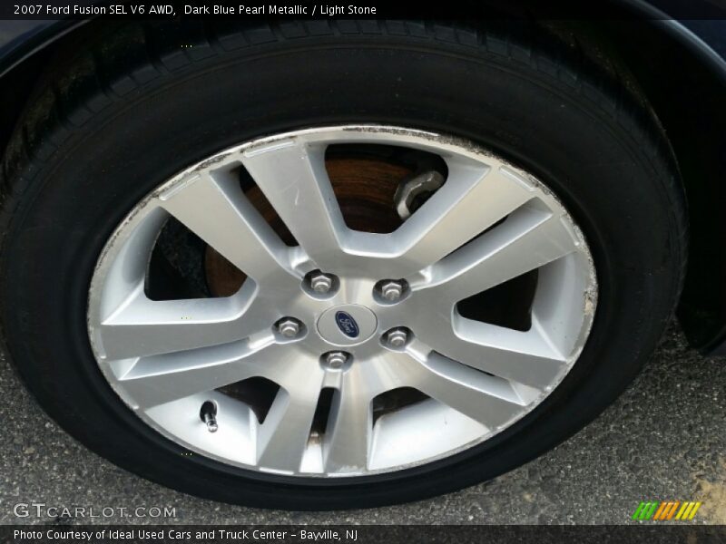 Dark Blue Pearl Metallic / Light Stone 2007 Ford Fusion SEL V6 AWD