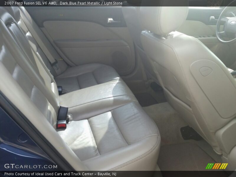 Dark Blue Pearl Metallic / Light Stone 2007 Ford Fusion SEL V6 AWD