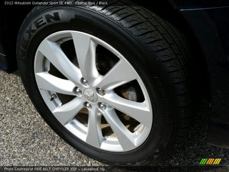Cosmic Blue / Black 2012 Mitsubishi Outlander Sport SE 4WD